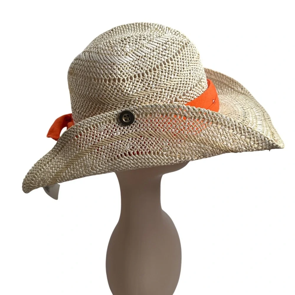 Faded Glory‎ NWT Women's Straw Western Cowboy/Cowgirl  Hat Very Nice Y2K